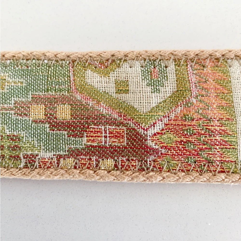 Stunning Jacquard Fabric Belt